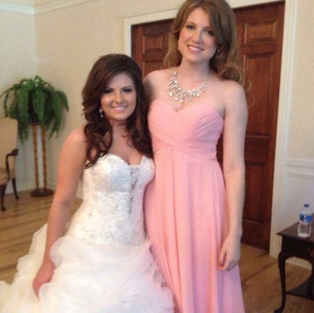 Pale Pink Sweetheart Dress Size 6